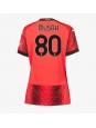 AC Milan Yunus Musah #80 Heimtrikot für Frauen 2023-24 Kurzarm